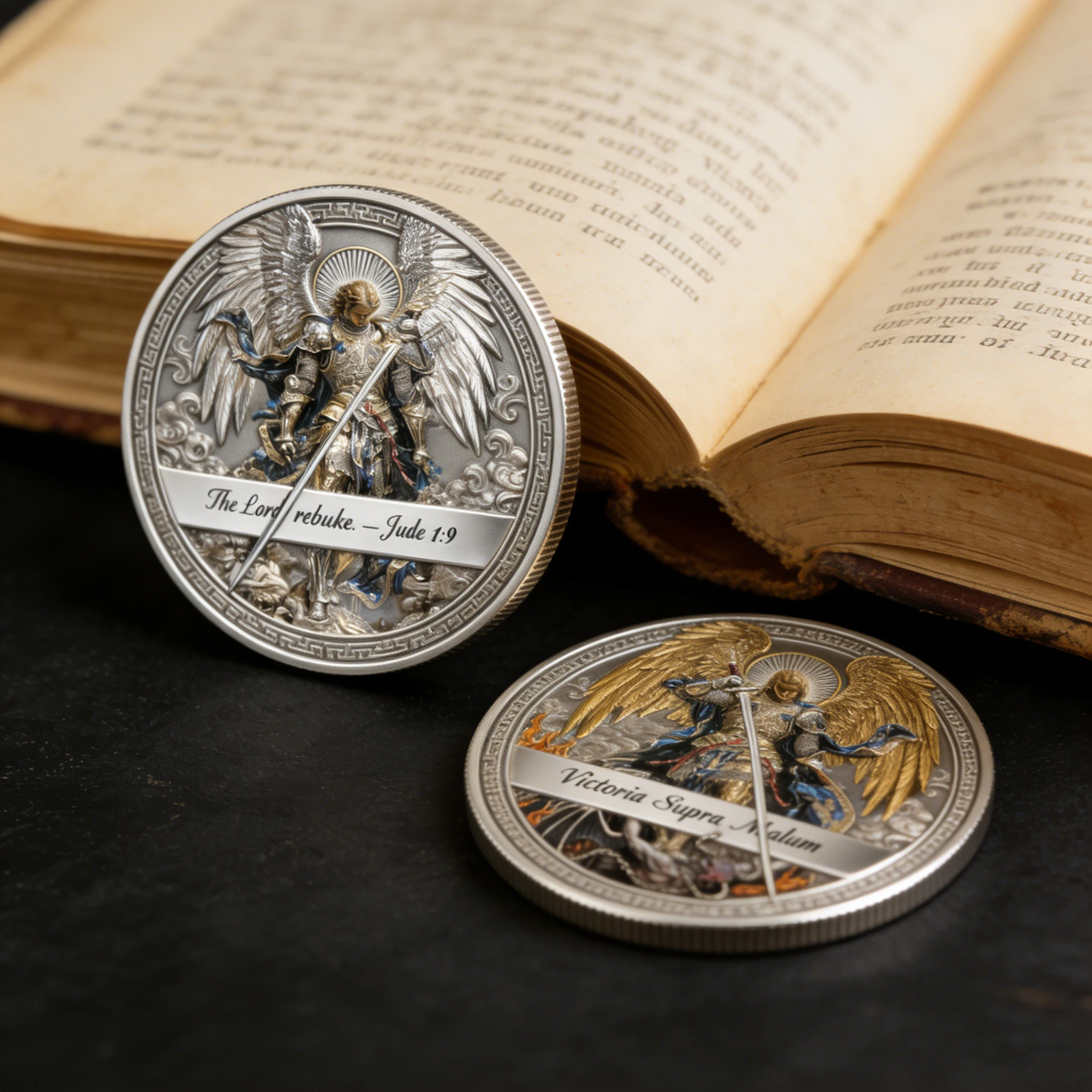 ⚔️✝️St. Michael the Archangel – “Victory Over Evil” Commemorative Coin