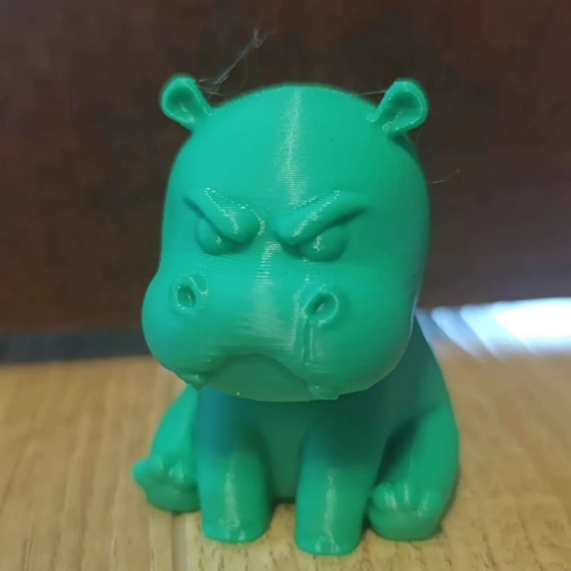 3D-Printed Angry Hippo – Unique & Playful Decor Piece