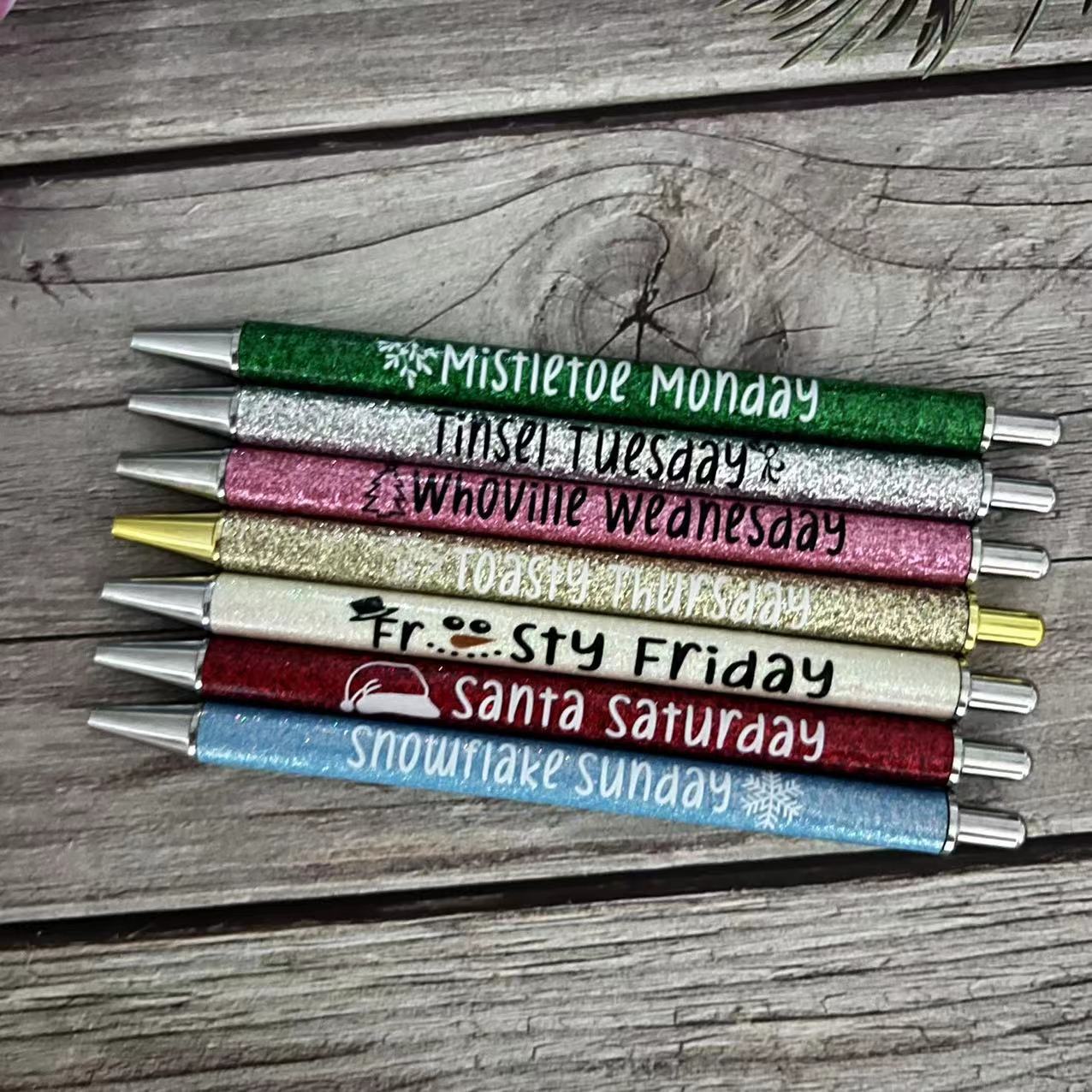 🎄CHRISTMAS HOT SALE✨Christmas Days of the Week Pen Set