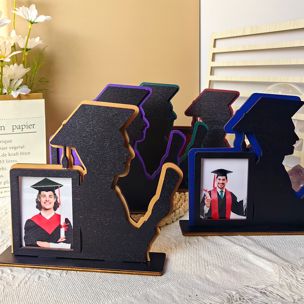 🎓2024 Graduation Photo Wooden Photo Frame Ornaments-Perfect Gift💝