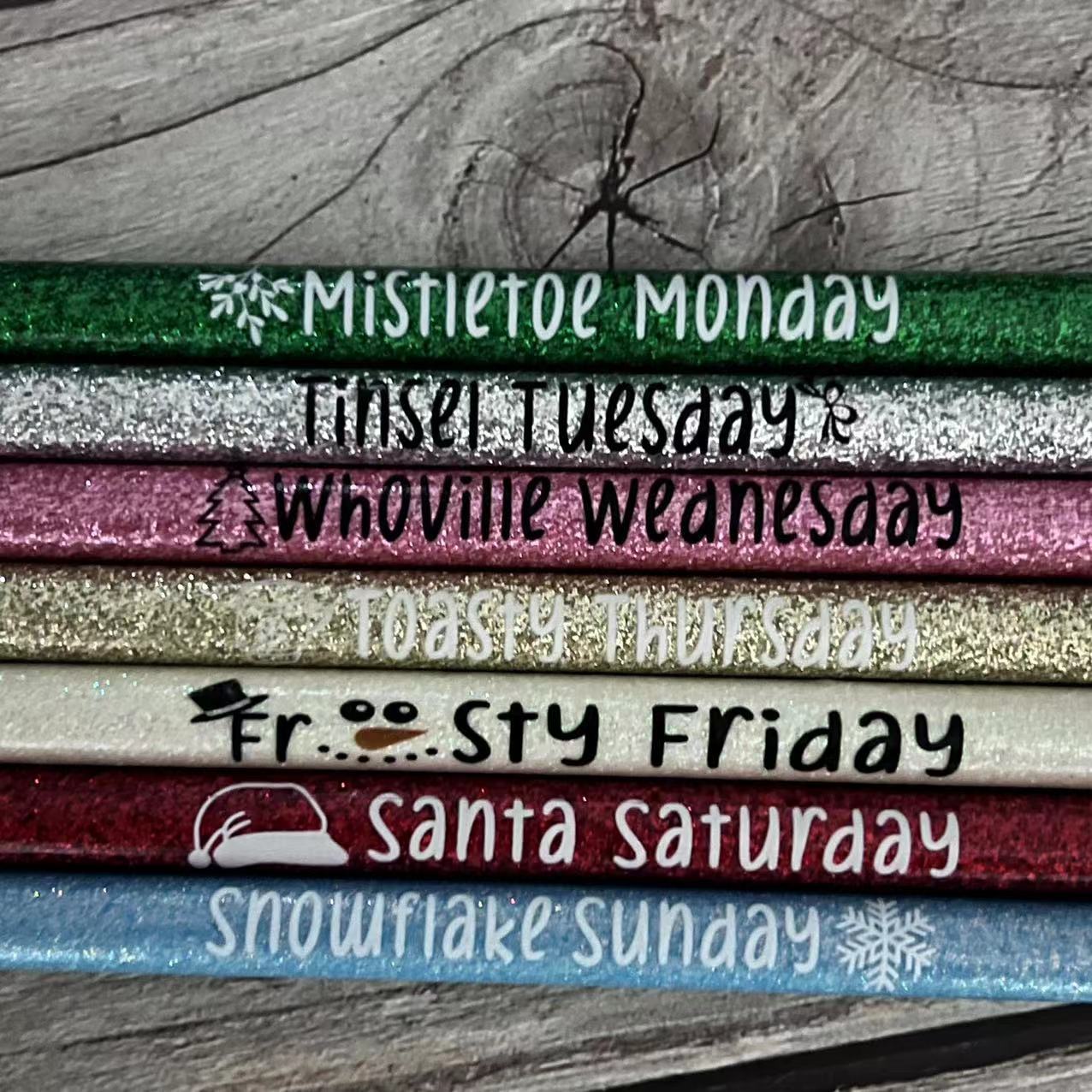 🎄CHRISTMAS HOT SALE✨Christmas Days of the Week Pen Set