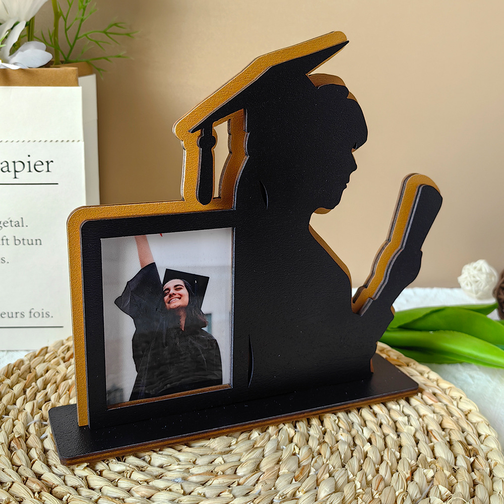 🎓2024 Graduation Photo Wooden Photo Frame Ornaments-Perfect Gift💝