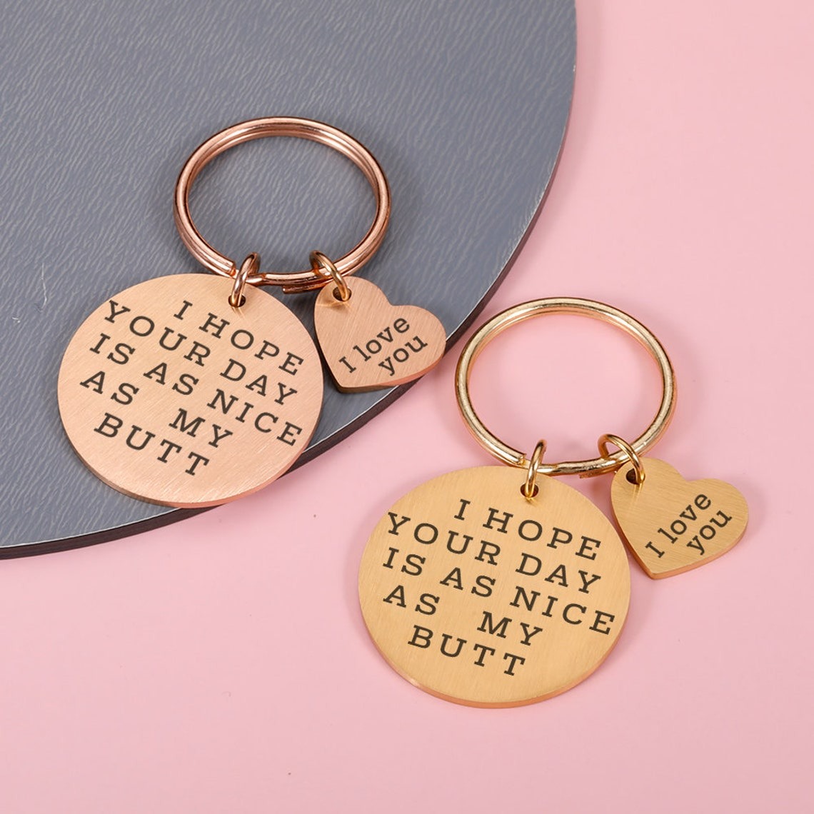 🤣Funny Key Chain😍I Hope Your Day Is As Nice As My Butt🎁