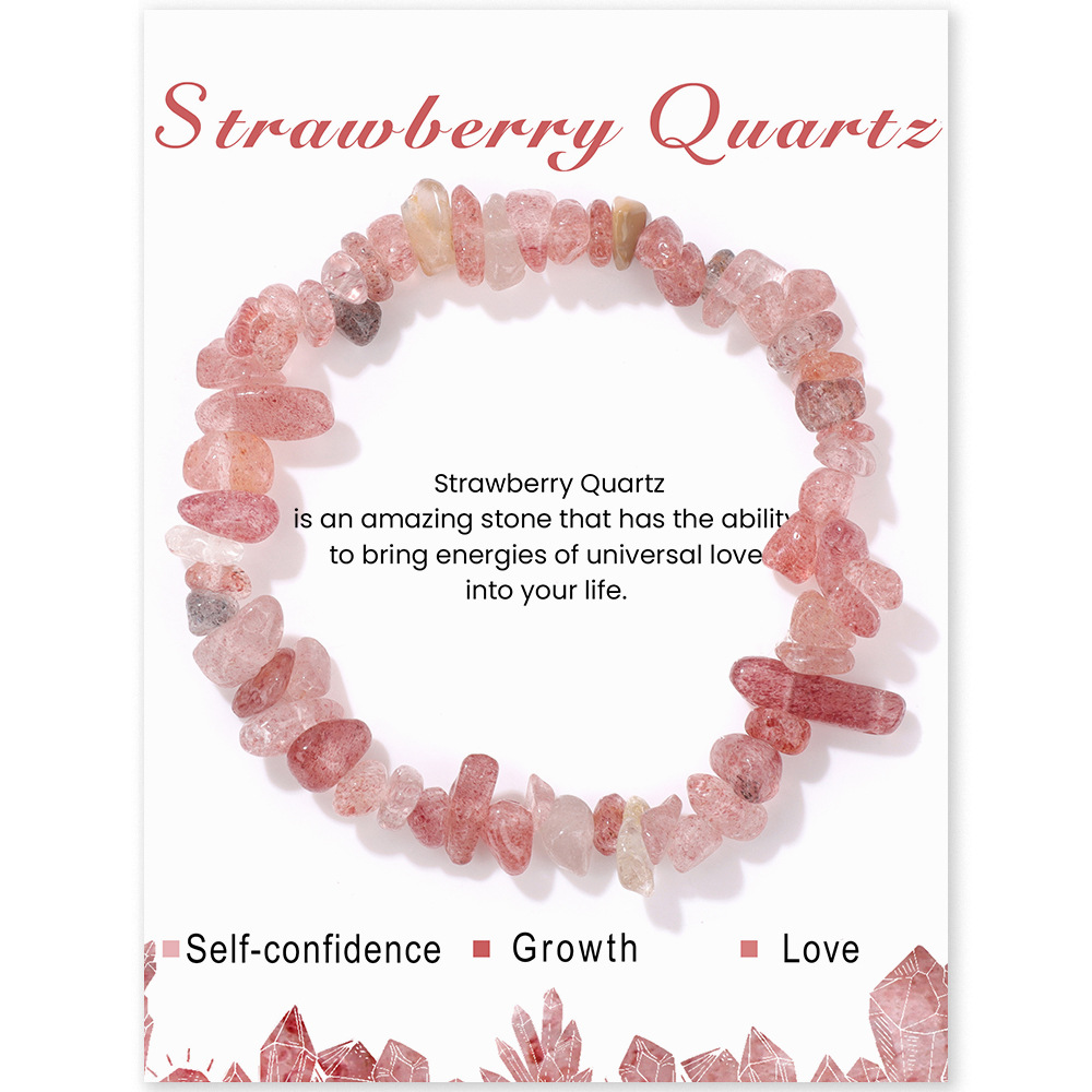 Irregular Natural Gemstone Energy Bracelet