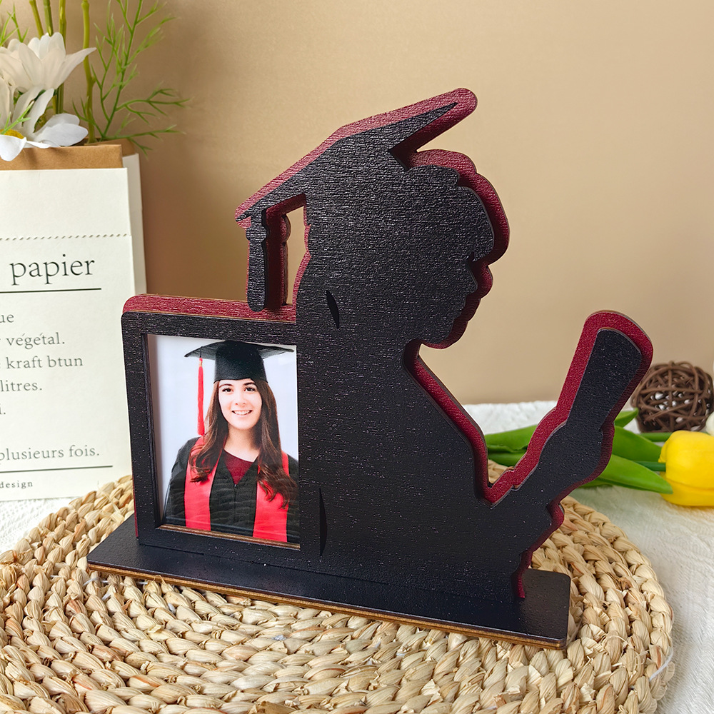 🎓2024 Graduation Photo Wooden Photo Frame Ornaments-Perfect Gift💝