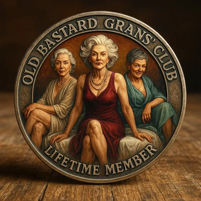 Old Bastard Grans' Club Coin