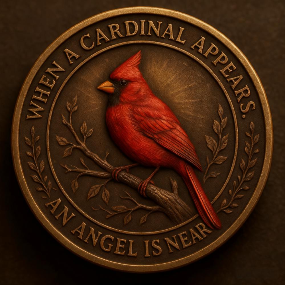 Cardinal Memorial Coin – A Little Comfort You Can Carry 🕊️❤️