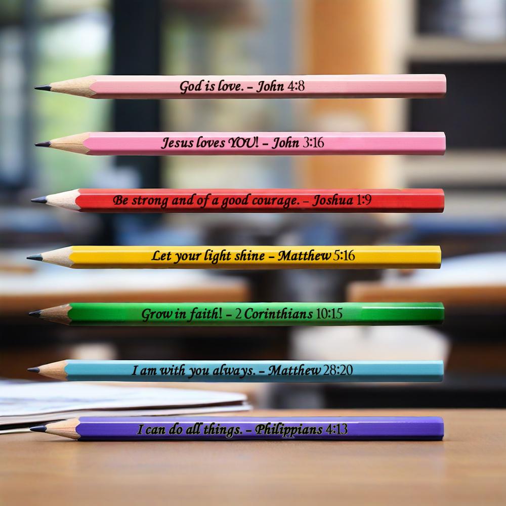🌈💪Encouragement Pencil Set