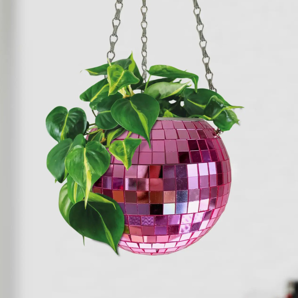 Disco Ball Planter