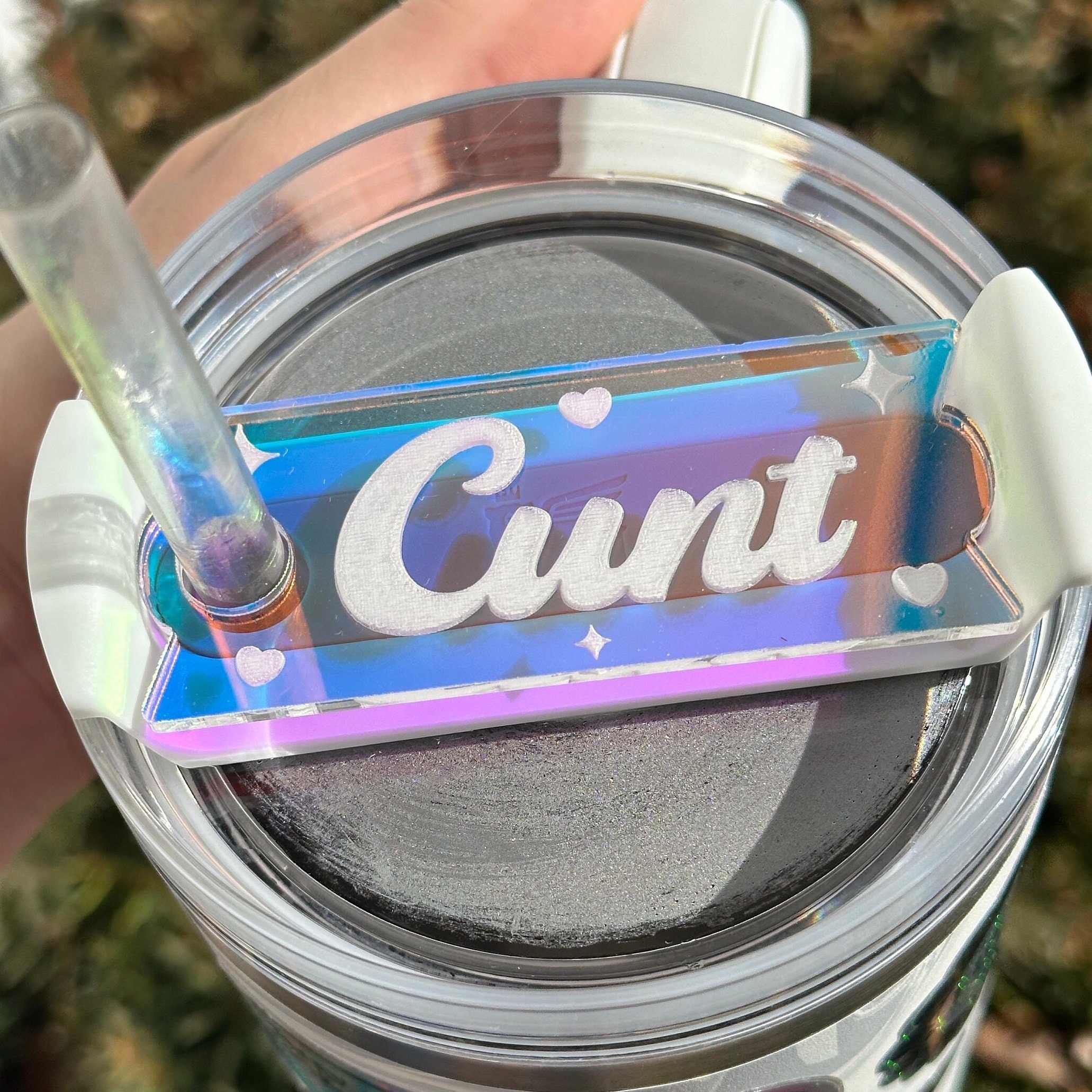 🌟Funny Acrylic Cup Plate Accessory