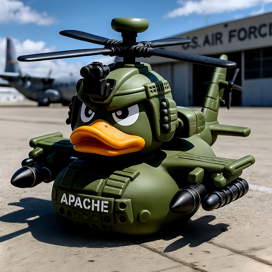 AH-64 Apache Rubber Duck – Tactical Quack Attack!