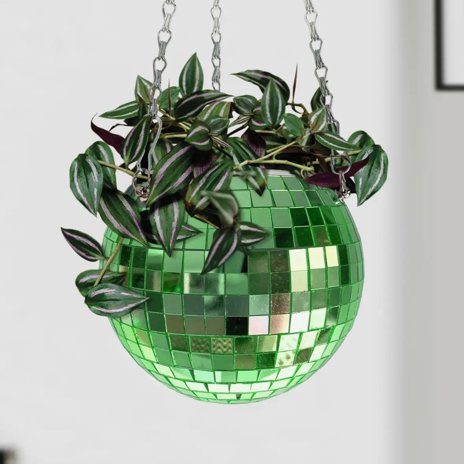 Disco Ball Planter