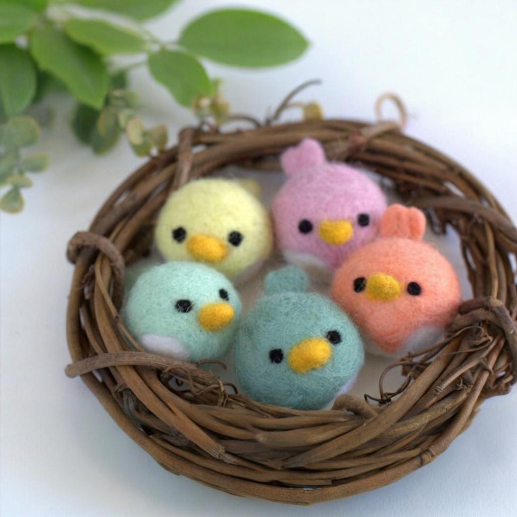 🐥🌈Spring Felt Bird Chick