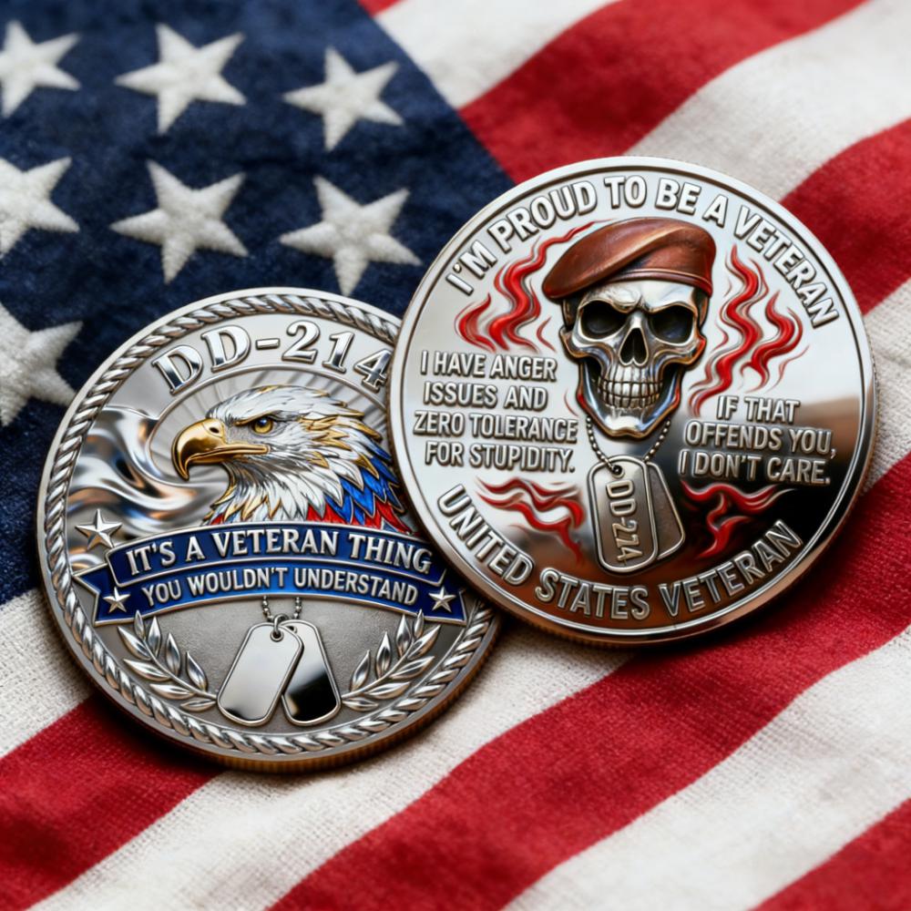 DD-214 Veteran Edition Commemorative Coin