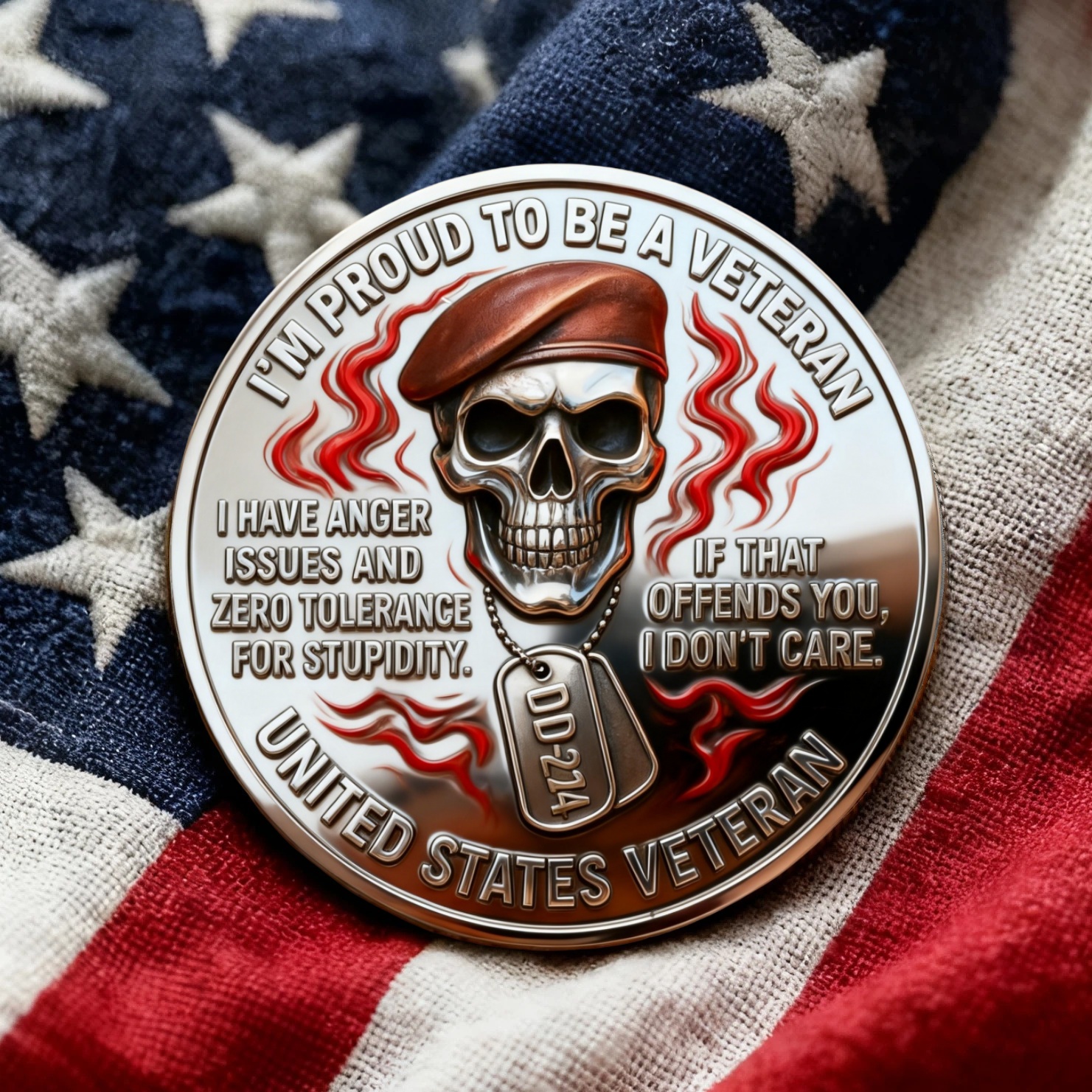 DD-214 Veteran Edition Commemorative Coin