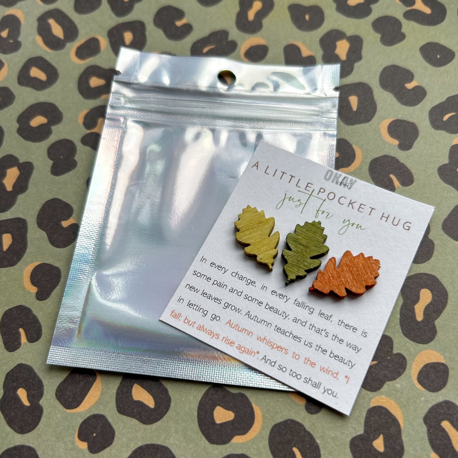 Autumn Leaves | Pocket Hug Keepsake Gift