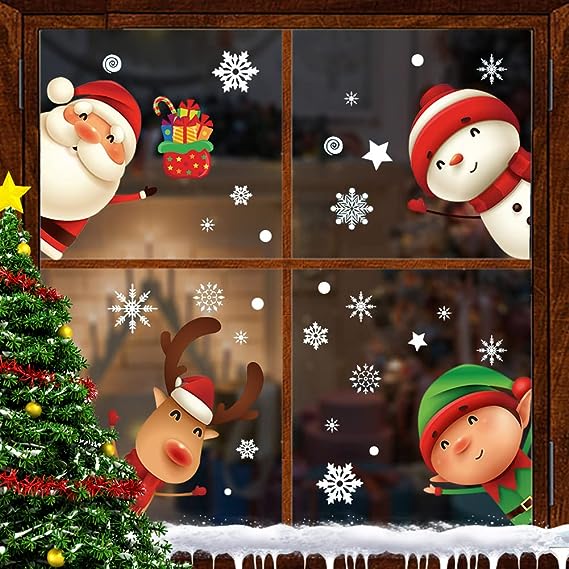 ❄Christmas Window Clings