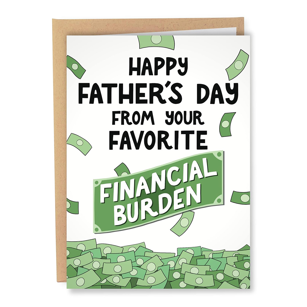 Funny Happy Father's Day Greeting Card