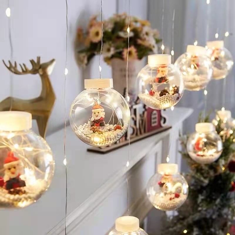 🎅🎄Christmas Led Wishing Ball String Lights Decorations