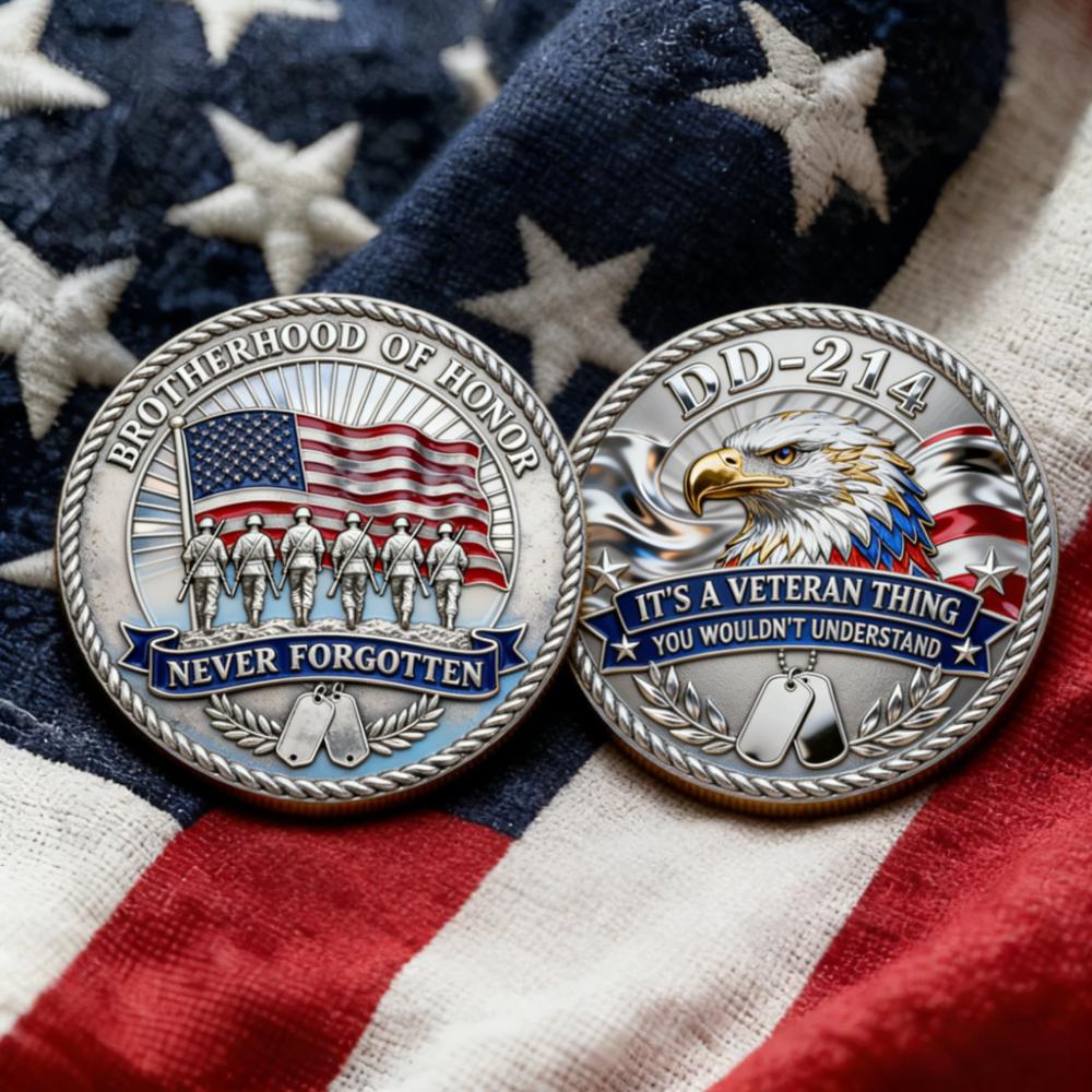 🦅DD-214 Veteran Edition Commemorative Coin