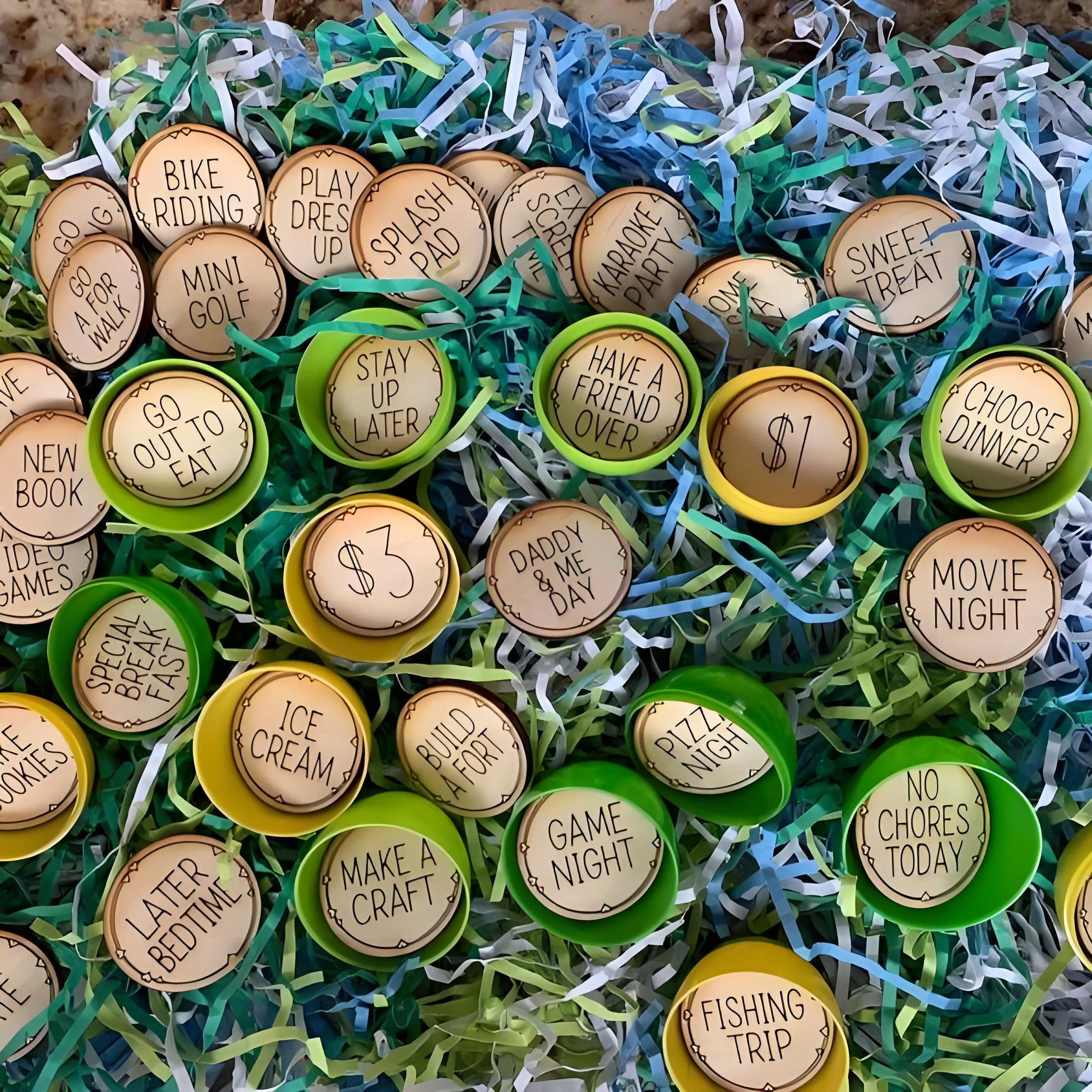 🐰Wooden Easter Reward Coins