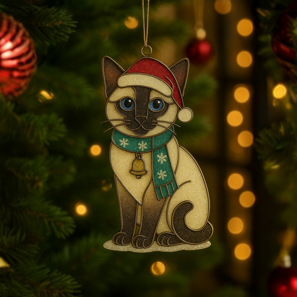 Cat Christmas Ornaments