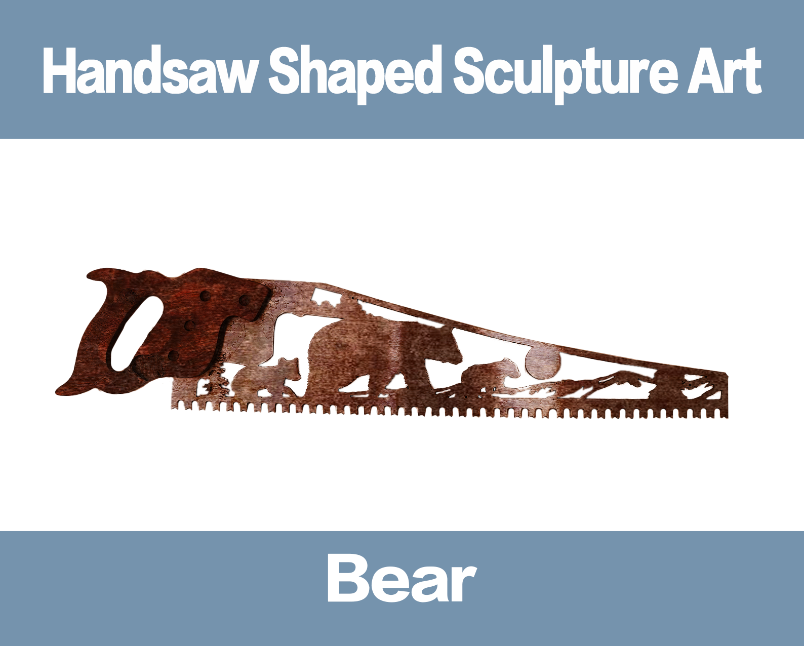 Father‘s Day Hot Sale Handsaw Shaped Sculpture Art