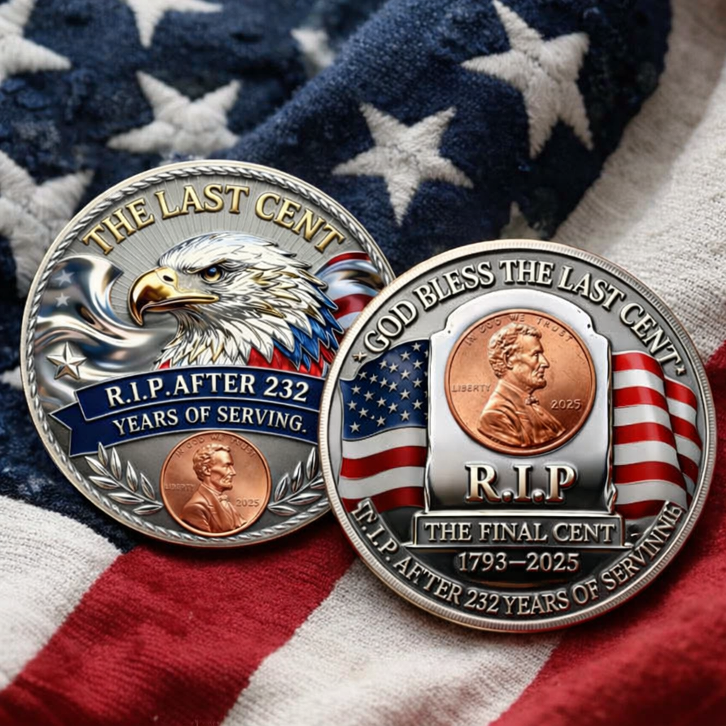 🏆The Last Cent Commemorative Coin - Smooth version