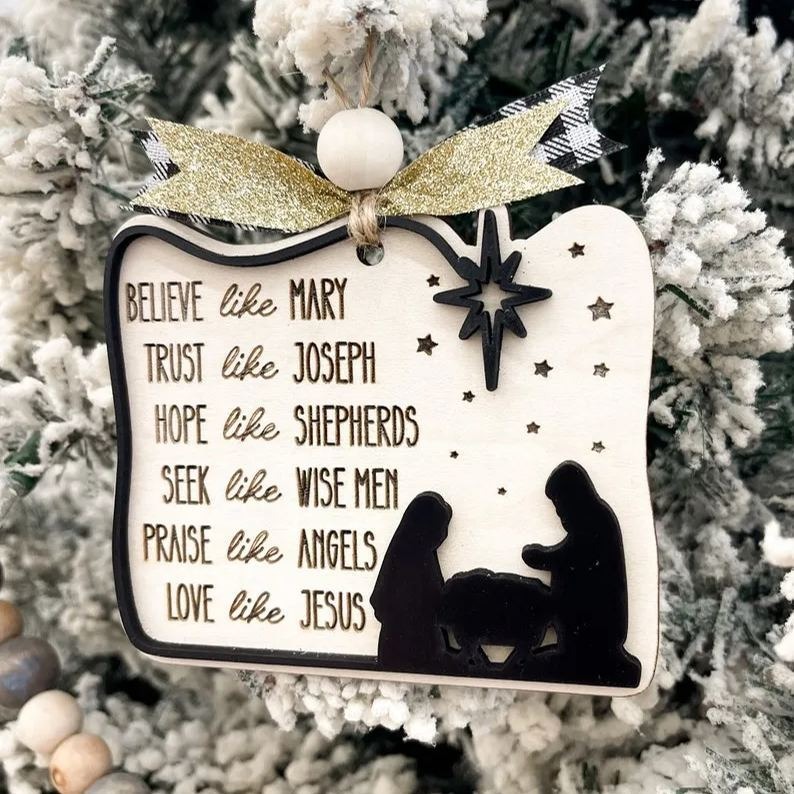  Love Like Jesus Christmas Ornament