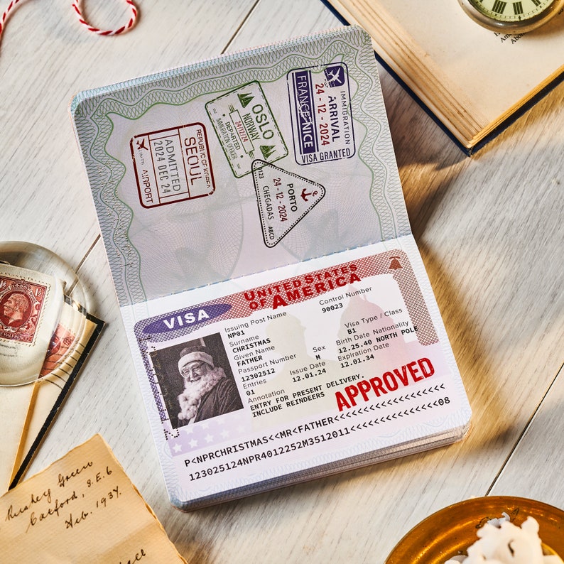 Father Christmas’s (Santa Claus) Passport
