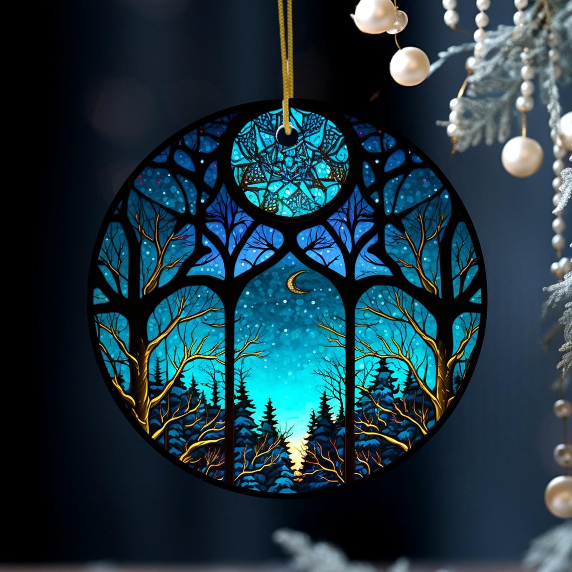 Northern Lights Tree Ornament