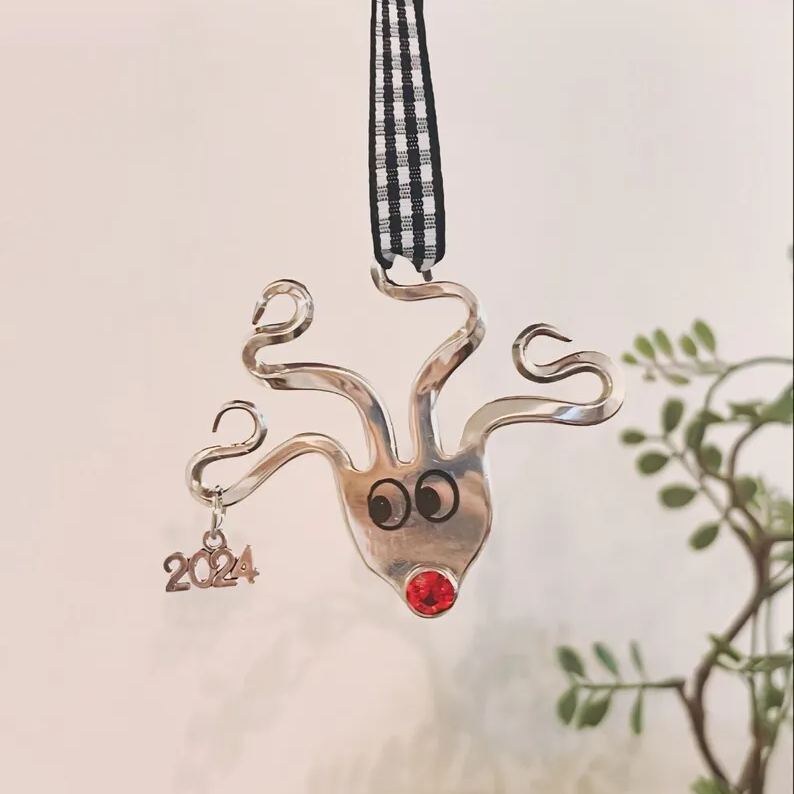 🎅Fork Reindeer Ornaments