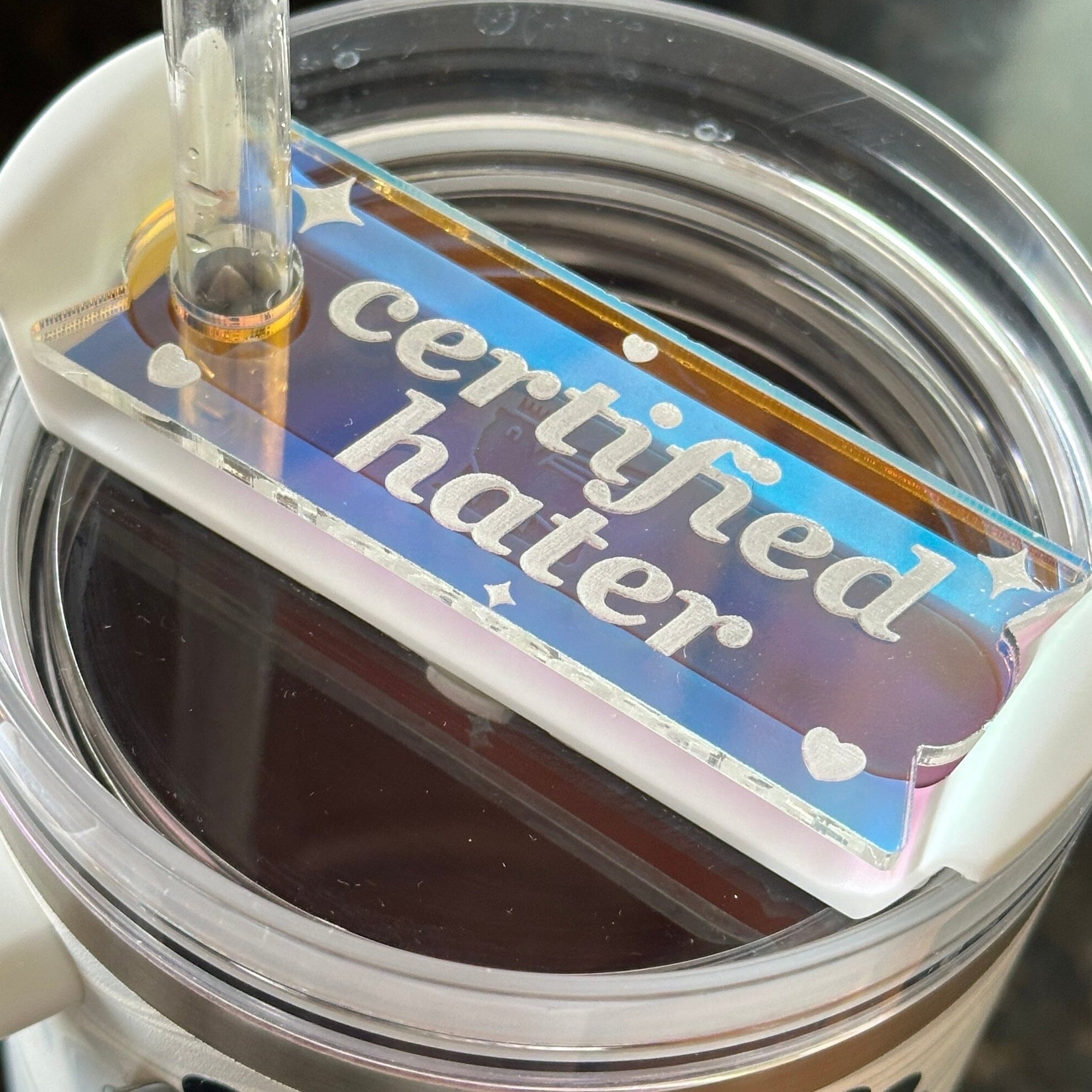 🌟Funny Acrylic Cup Plate Accessory