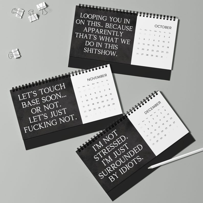 🤣Funny 2025 Desk Calendar
