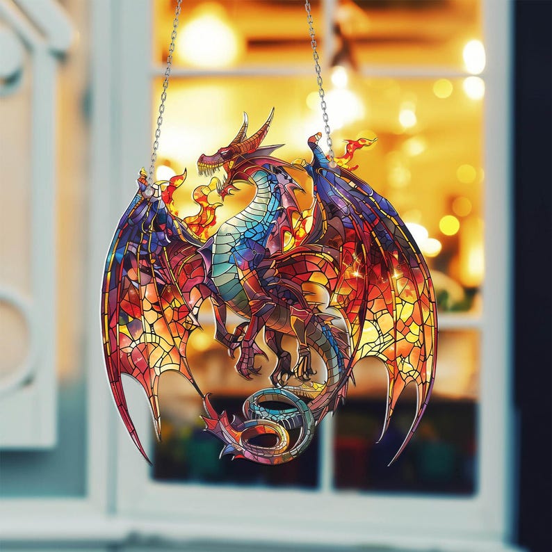 🐉Fantasy Dragon Acrylic Window Hanging