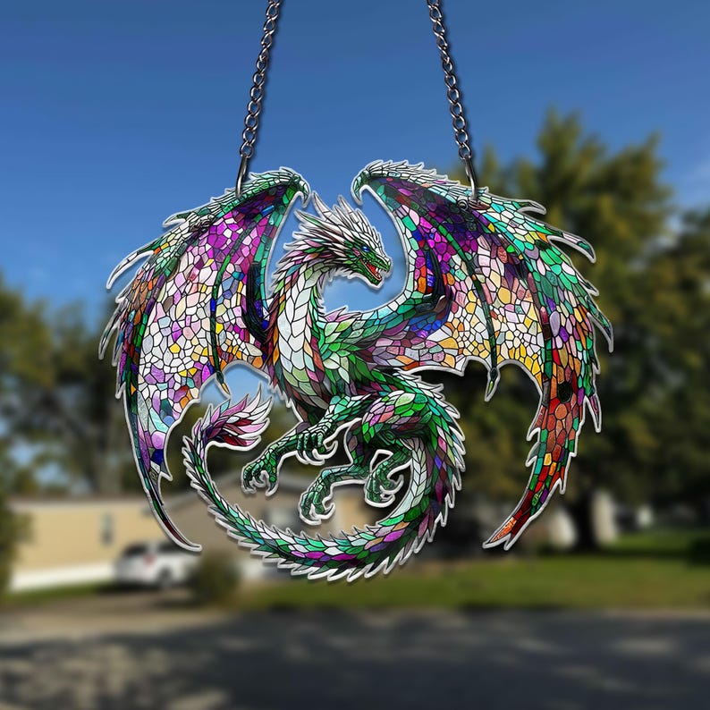🐉Fantasy Dragon Acrylic Window Hanging