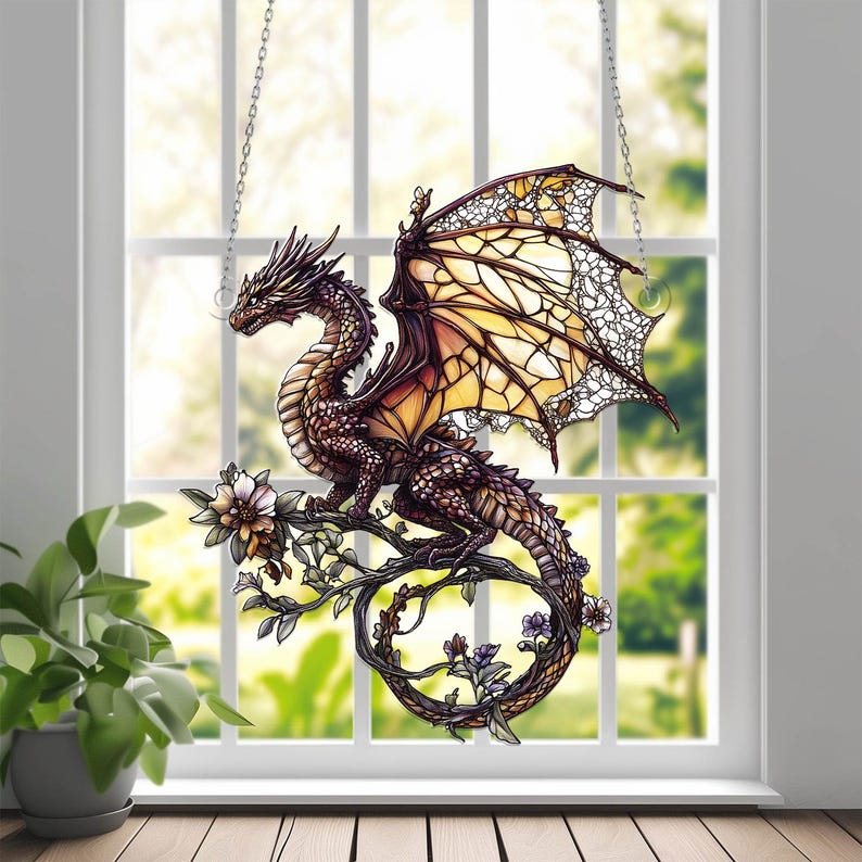 🐉Fantasy Dragon Acrylic Window Hanging