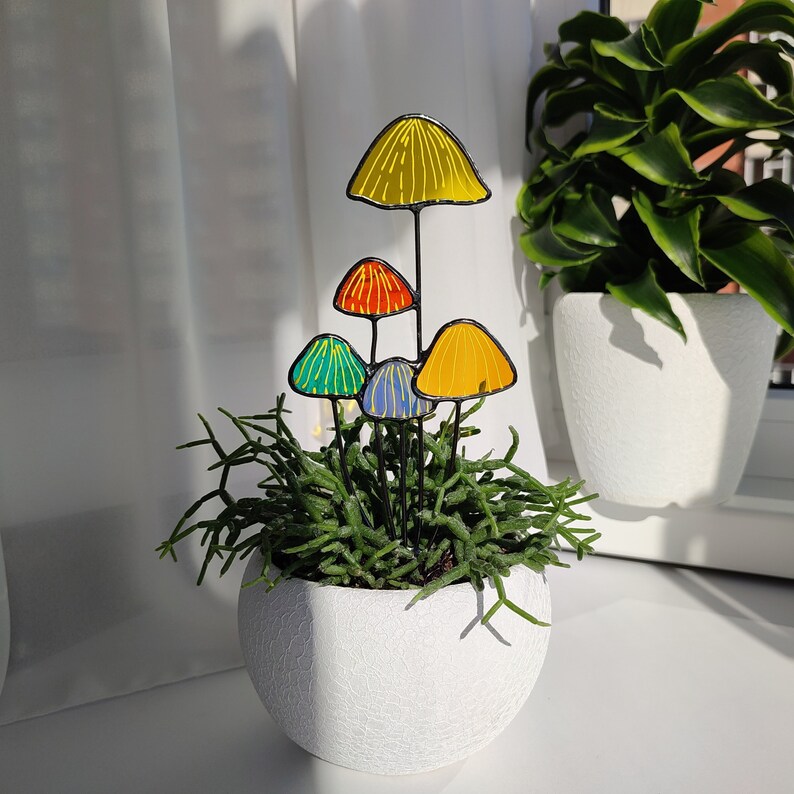 🌱Mushrooms Plant Stake