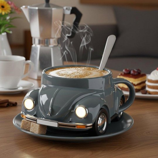 Beetle Shaped Coffee Mug
