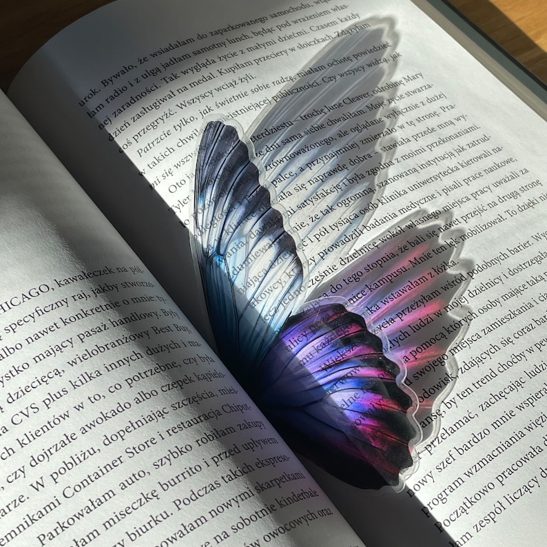 Butterfly Transparent Bookmark