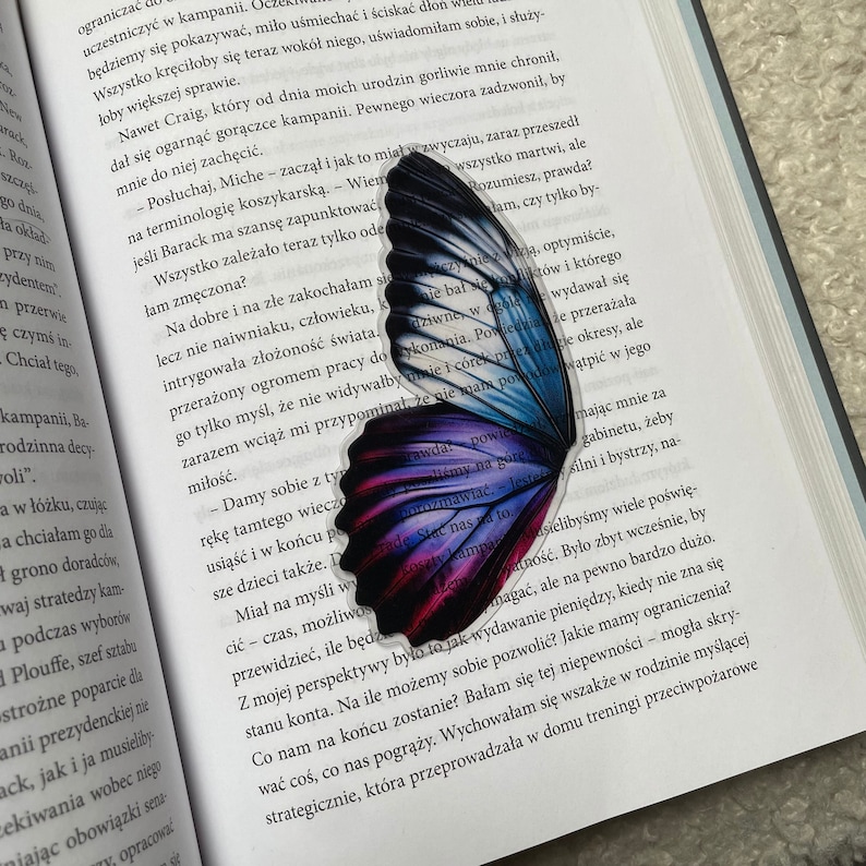 Butterfly Transparent Bookmark