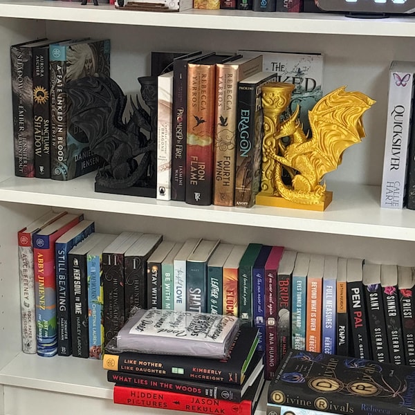 Whimsical Dragon Bookends: A Must-Have for Fantasy Lovers