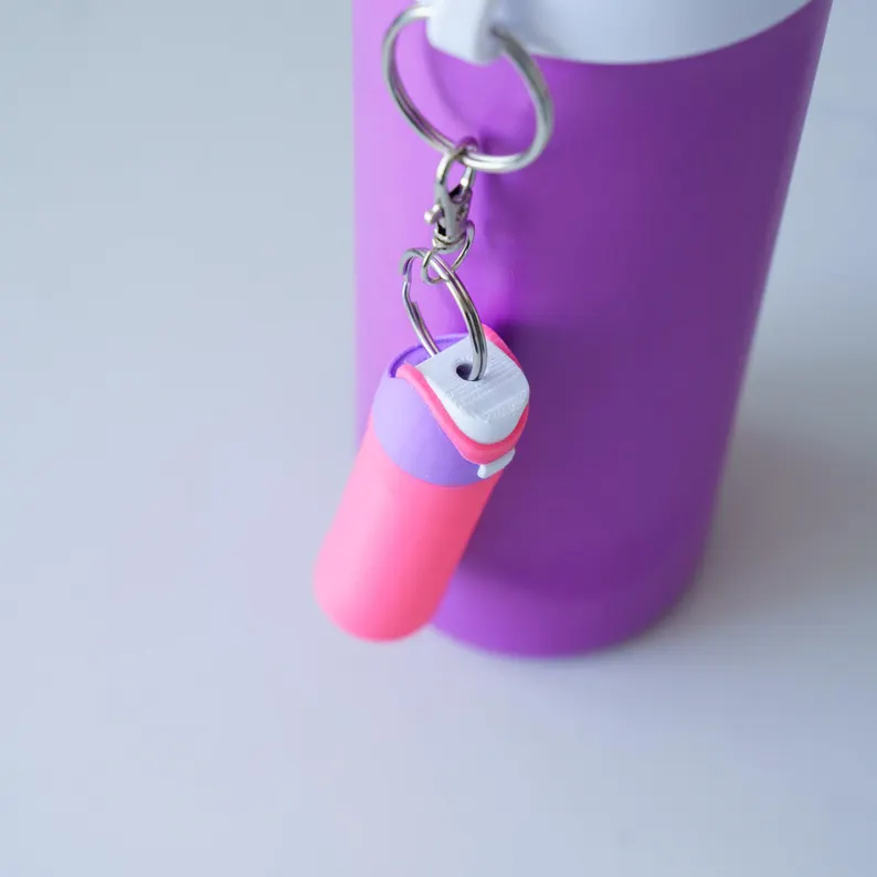 Mini Trendy Bottle Keychain