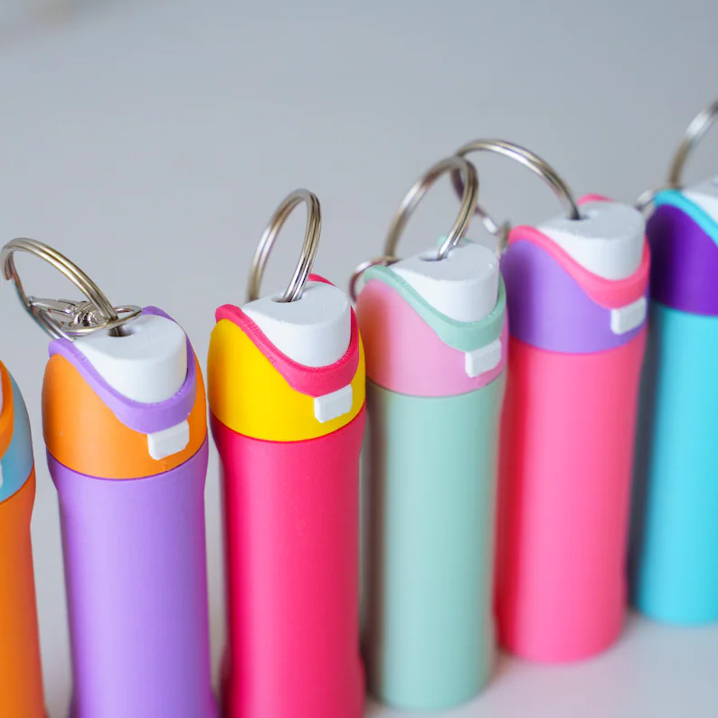 Mini Trendy Bottle Keychain