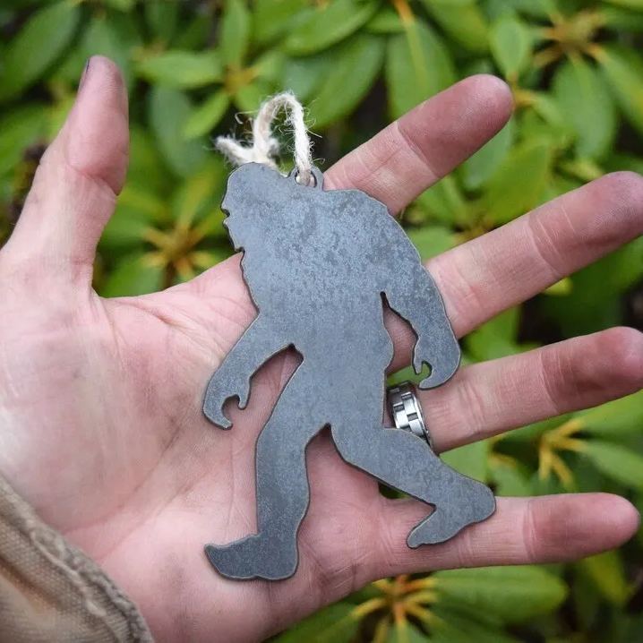 Bigfoot Metal Ornament