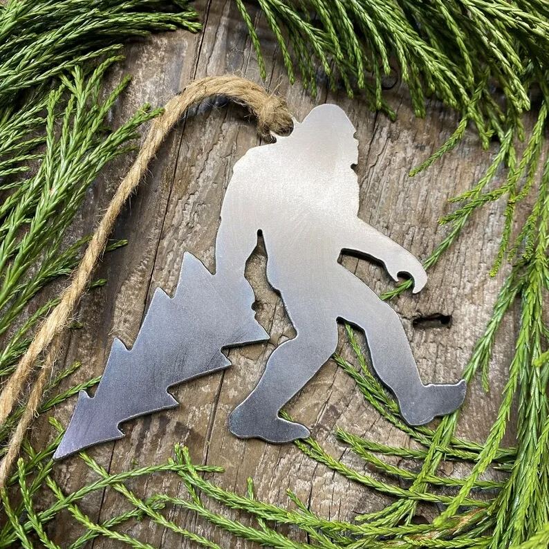 Bigfoot Metal Ornament