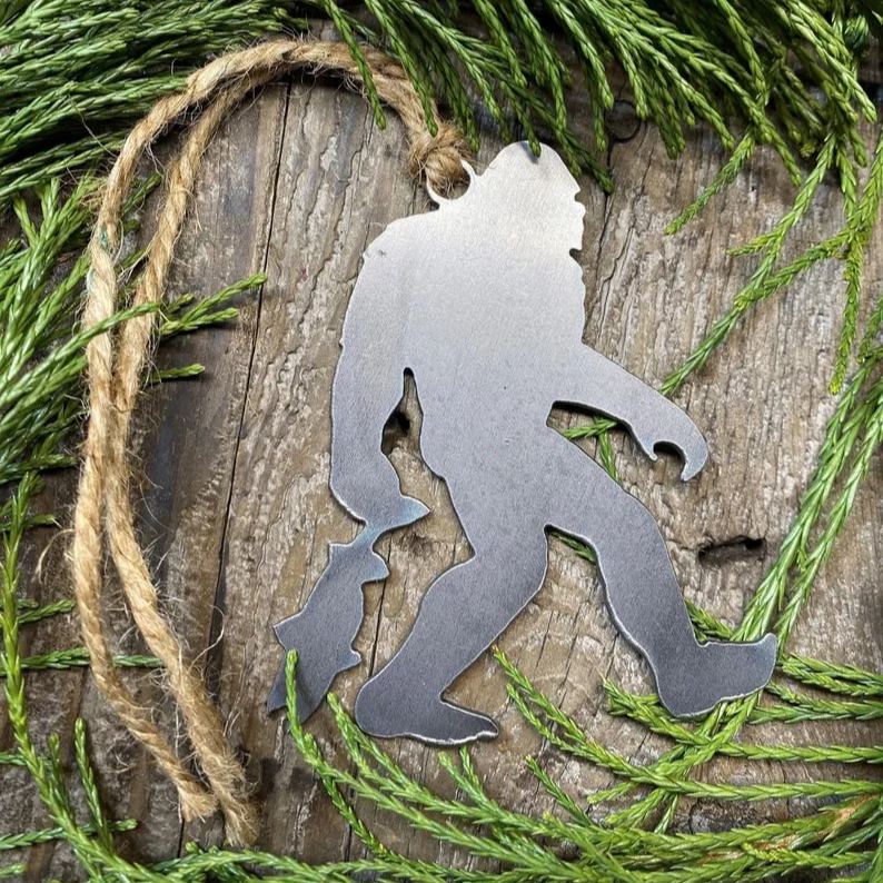 Bigfoot Metal Ornament