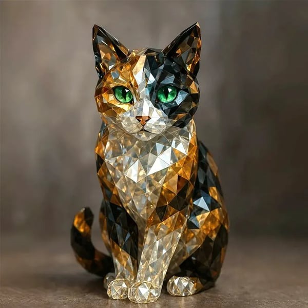 😻✨Crystal Animal Sculptures