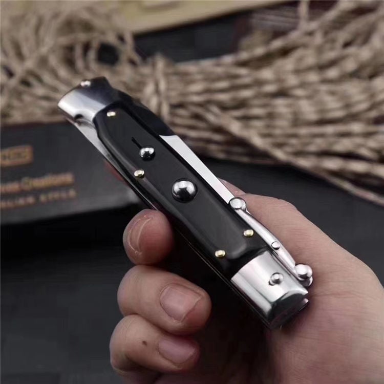 🔥Pure Handmade Old School Italian Stiletto Pocket Knife