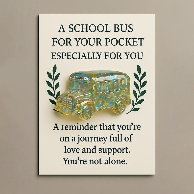 🚌 A Pocket School Bus – A Thoughtful Gift Full of Love 💛